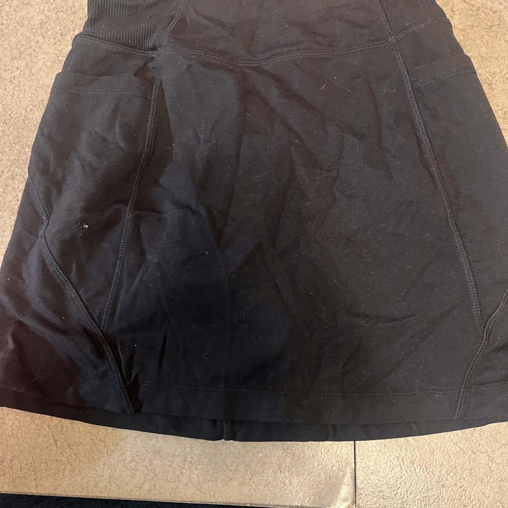 Athleta Black Mini Active Skirt